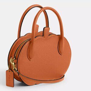 Limited Edition Coach Pumpkin-Shaped Orange Crossbody Bag